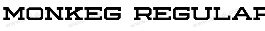 Monkeg Regular字体转换 Monkeg Regular字体转换